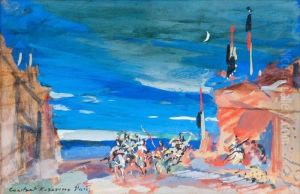 Sketch For A Theatre Design by Konstantin Alexeievitch Korovin