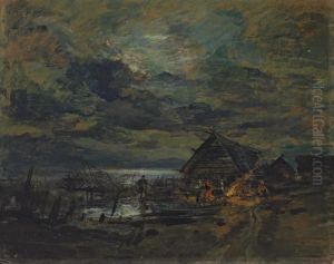 Campfire By The Shore