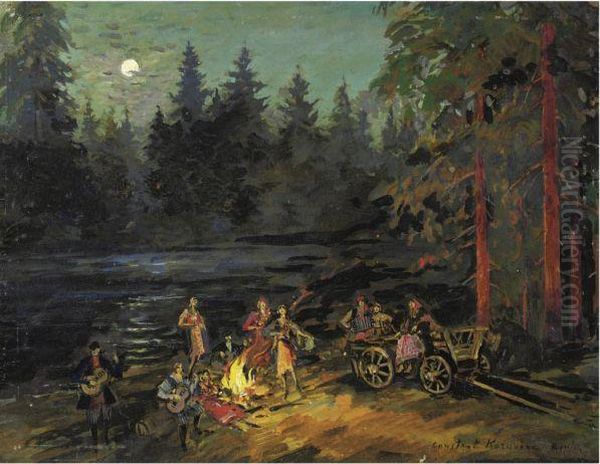 Gypsies By The River, Yaroslavl Gubernia Province - view 1