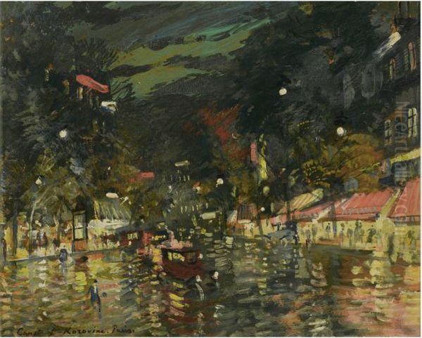Boulevard By Night, Paris - view 1
