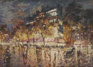 Vue Nocturne De Paris