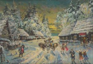 Traineau Dans La Neige