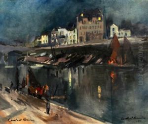 River Landscape by Konstantin Alexeievitch Korovin