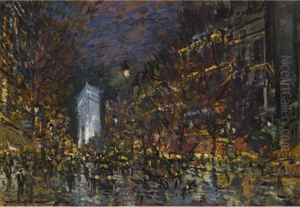 View Of Paris By Night - view 1