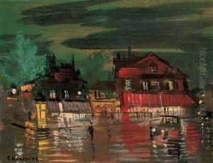 Boulevard A Paris by Konstantin Alexeievitch Korovin