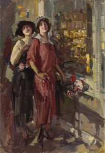 At The Window by Konstantin Alexeievitch Korovin