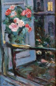 Roses Devant La Fenetre