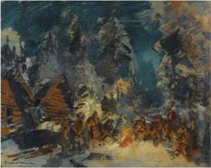 Feu De Camp De Nuit
