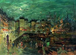 Le Port De Marseille by Konstantin Alexeievitch Korovin