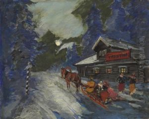 A Weigh Station by Konstantin Alexeievitch Korovin