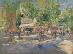 Paris by Konstantin Alexeievitch Korovin
