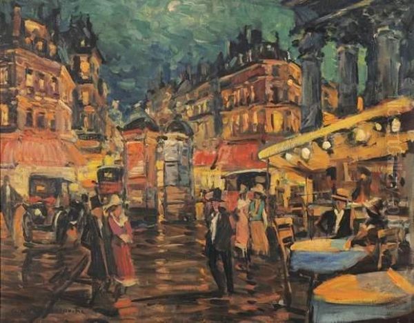 Paris, Place De La Madeleine , La Nuit - view 1