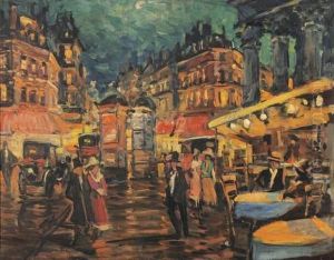 Paris, Place De La Madeleine , La Nuit Paris, Place De La Madeleine , La Nuit