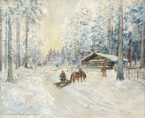 Traineau Dans La Neige