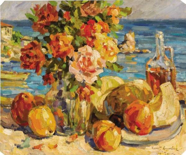 Still Life With Flowers And Fruit - view 1