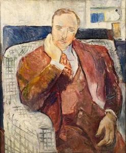 Portrait D'homme Assis. Portrait D'homme Assis.