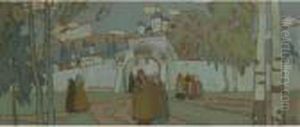 At The Gates Of The City by Konstantin Alexeievitch Korovin