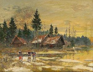 A La Russe by Konstantin Alexeievitch Korovin