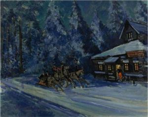 Racing Through The Village, Winter Racing Through The Village, Winter