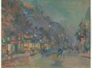 Les Boulevards La Nuit A Paris Les Boulevards La Nuit A Paris