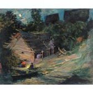 By The Campfire by Konstantin Alexeievitch Korovin