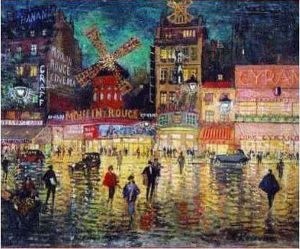 Place Blanche by Konstantin Alexeievitch Korovin