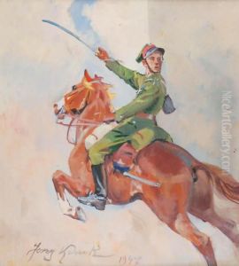 Do Boju by Jerzy Kossak