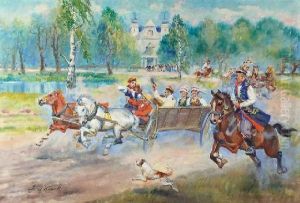 Wesele Krakowskie by Jerzy Kossak