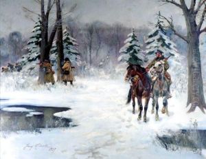 Patrol by Jerzy Kossak