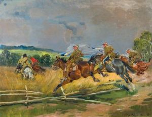Uhlans In Pursuit After Cossacks