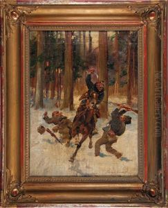 Potyczka by Jerzy Kossak