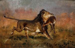 Lew by Jerzy Kossak