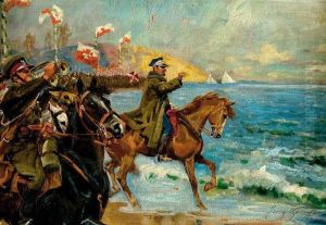 Zaslubiny Polski Z Morzem by Jerzy Kossak