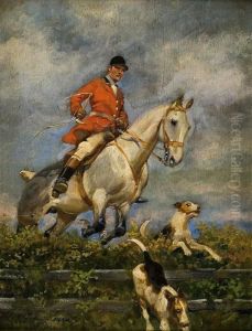 Na Polowaniu by Jerzy Kossak