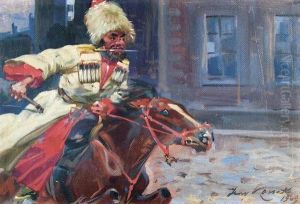 A Charging Cossack