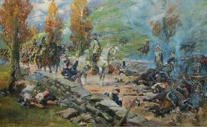 Napoleon Wjezdza Do Zdobytego Wawozu Sam