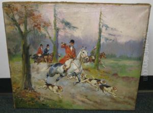 Fox Hunt by Jerzy Kossak