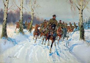 Artyleria Konna by Jerzy Kossak
