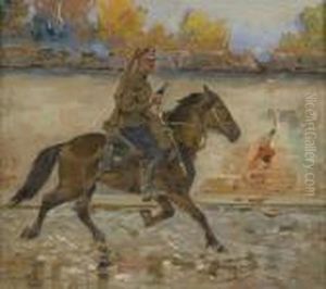 Na Zwiadzie by Jerzy Kossak