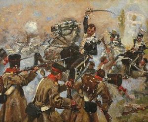 Utarczka Pulku Ulanow Z Moskalami Utarczka Pulku Ulanow Z Moskalami