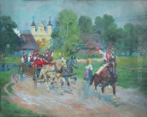 Wesele Krakowskie by Jerzy Kossak