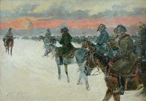 Wizja Napoleona by Jerzy Kossak
