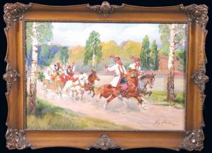 Wesele Krakowskie, 1930 R. by Jerzy Kossak