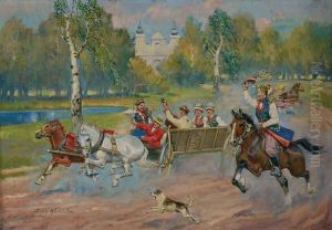 Wesele Krakowskie by Jerzy Kossak