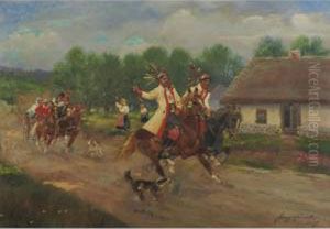 The Race by Jerzy Kossak
