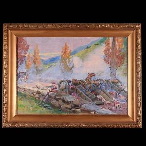 Somosierra, 1936 R. by Jerzy Kossak