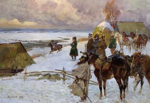 Przeprawa Przez Berezyne by Jerzy Kossak