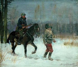 Jeniec by Jerzy Kossak