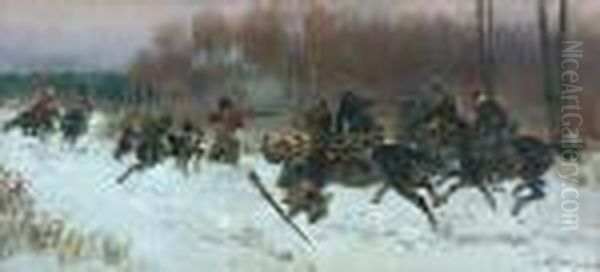 Potyczka Kawalerii Polskiej Epizod Z Wojny Polsko- Bolszewickiej - view 1