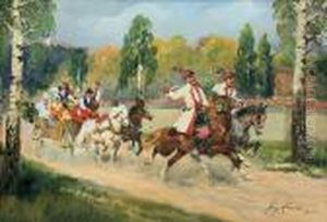 Wesele Krakowskie by Jerzy Kossak